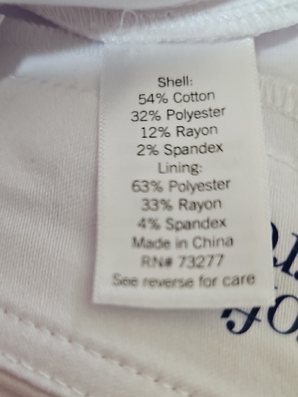 croft & barrow White Stretch Skort - Picture 5 of 6